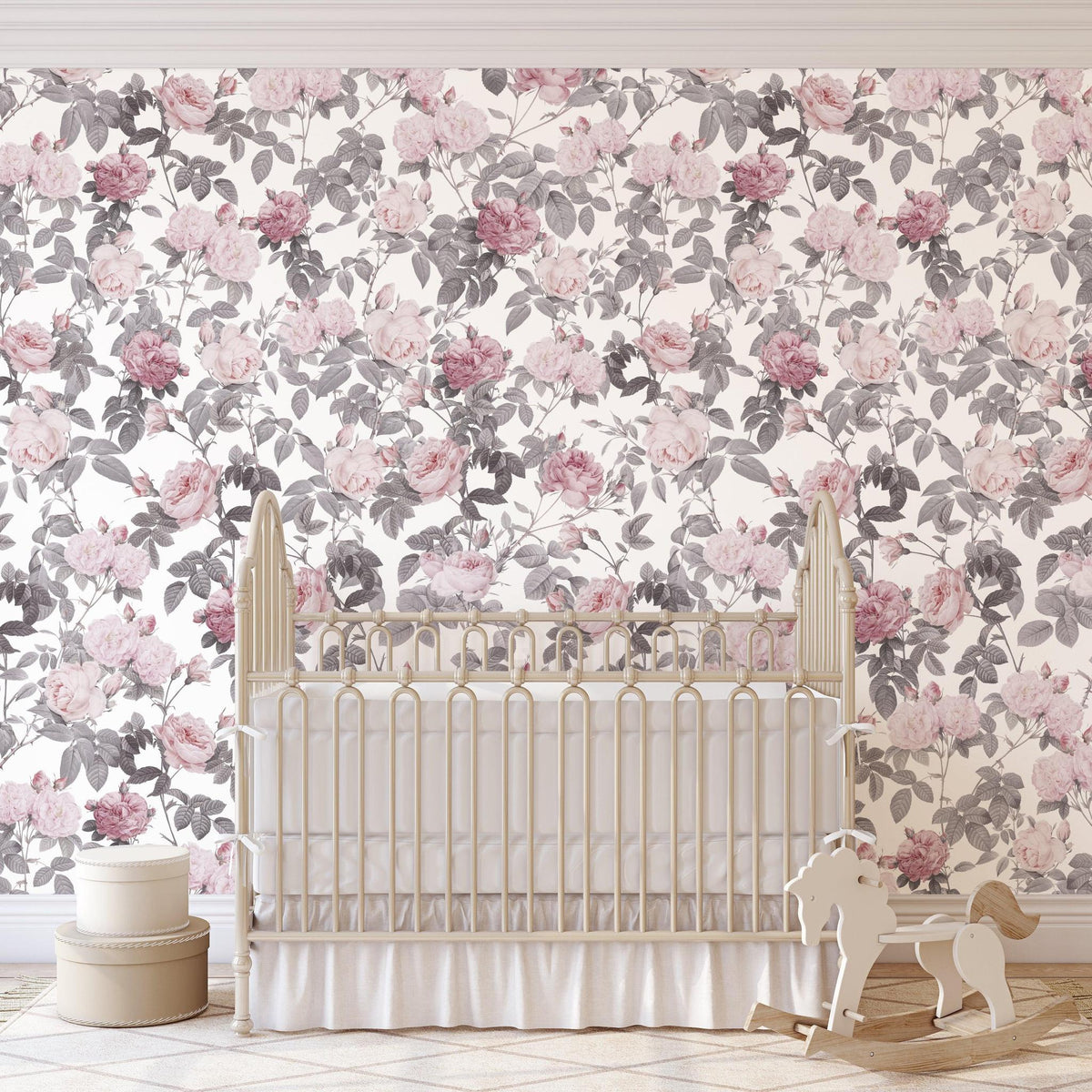Secret Garden (White) Wallpaper
