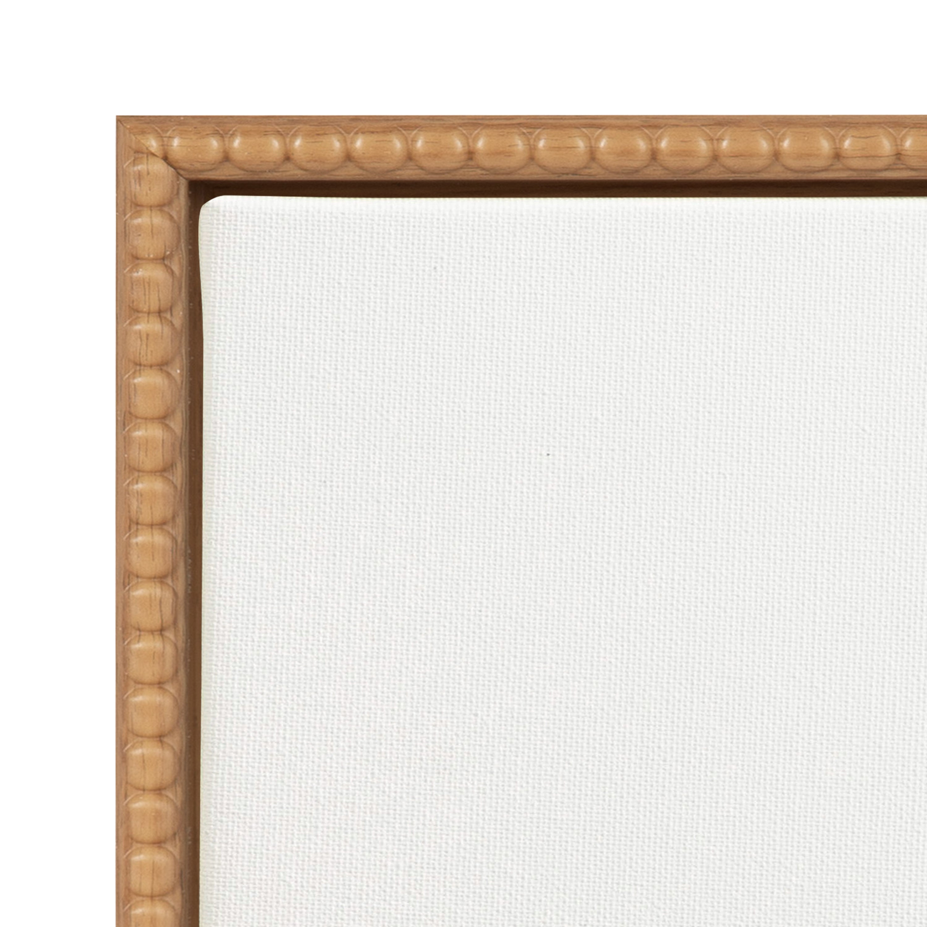 Sylvie Beaded Honeycomb Framed Canvas by Mackenzie Nelson