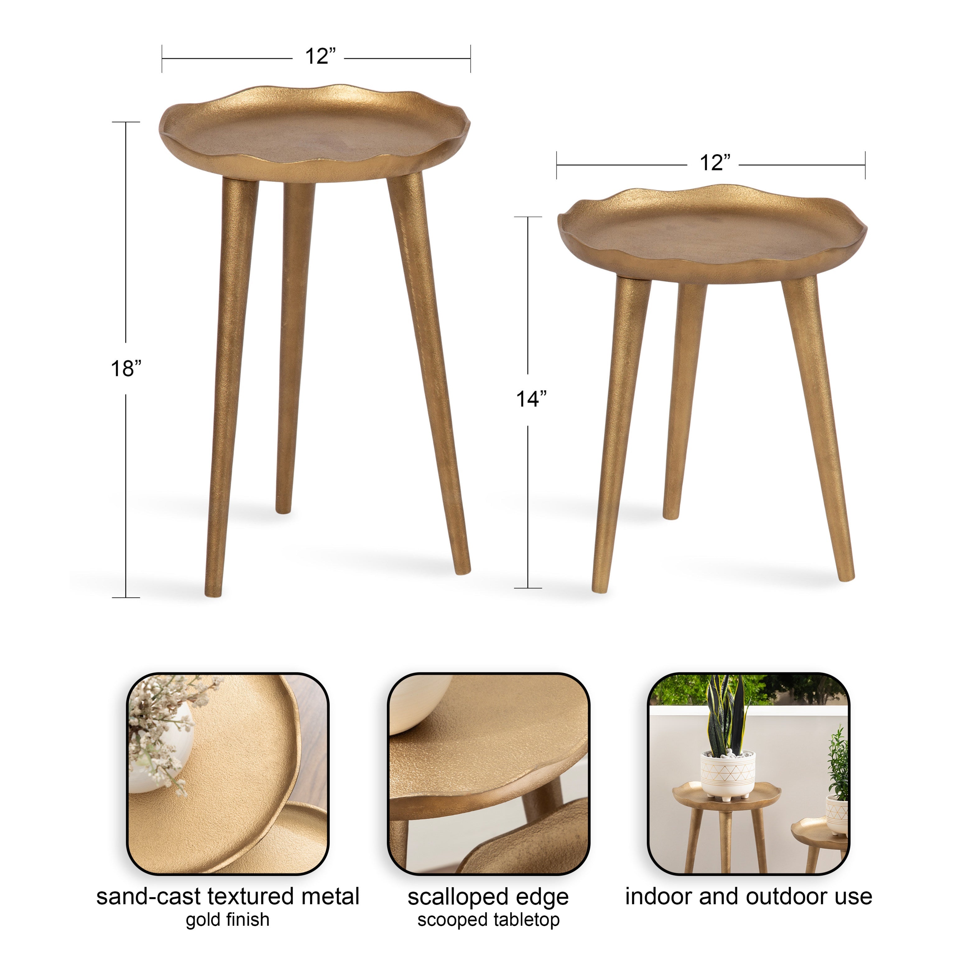 Alessia Plant Stand Set